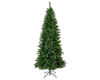 Albero di natale "Lodge" pino sottile 210cm verde Kaemingk