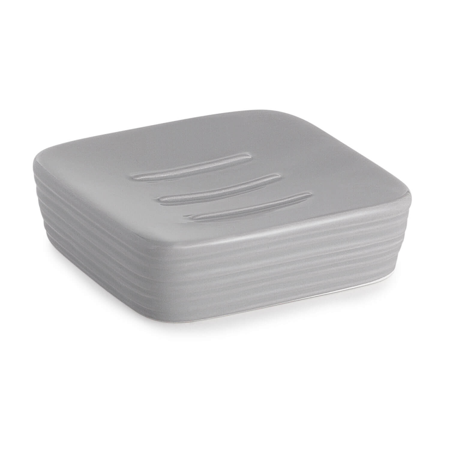 Porta sapone grigio Kelly Gedy Porta sapone grigio Kelly Gedy