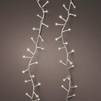 Catena di Luci di Natale LED 22,5 Metri Cavo Trasparente Luce Warm White (Bianco Caldo) con 8 Funzioni | Kaemingk