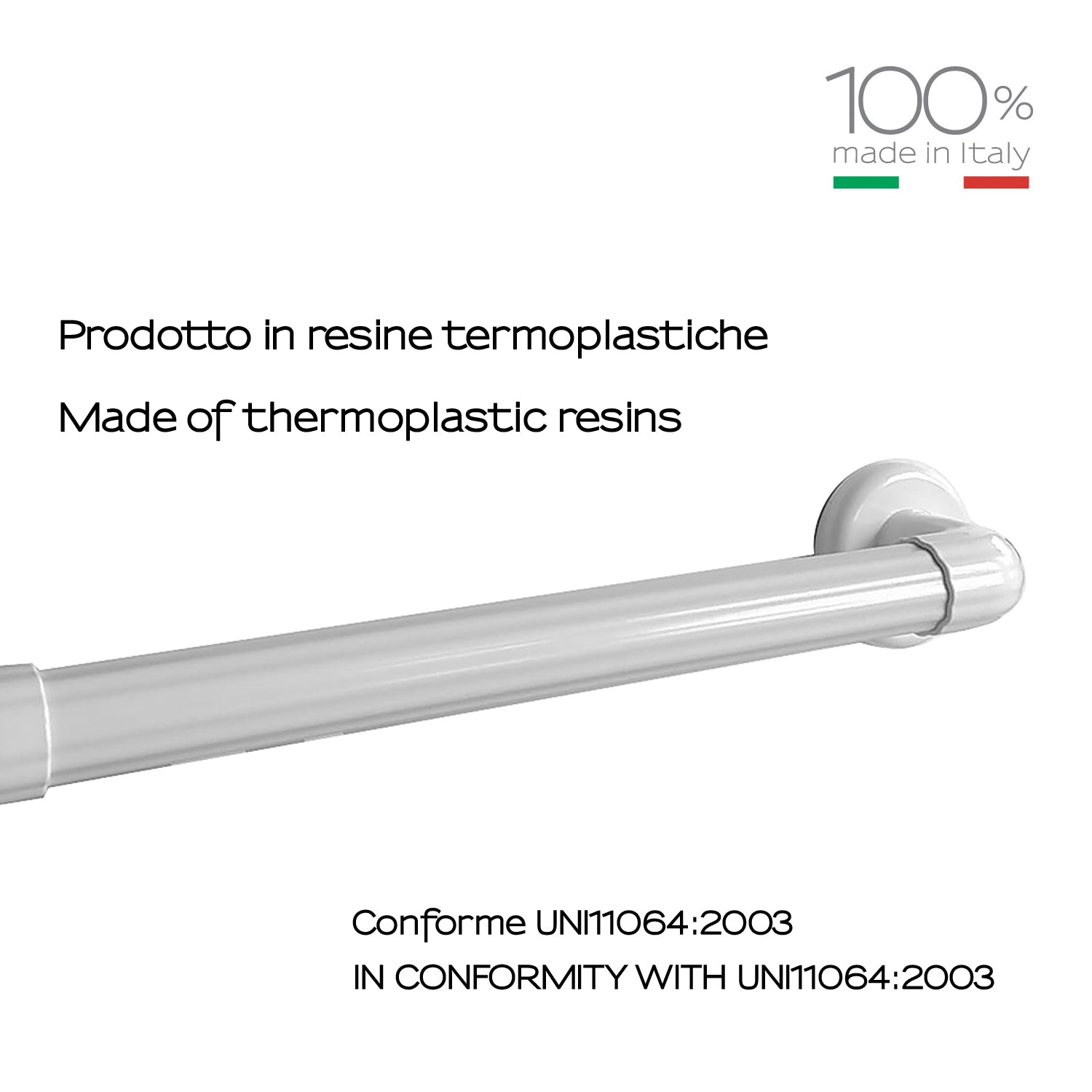 Maniglione di sicurezza Friend 45cm bianco Claber