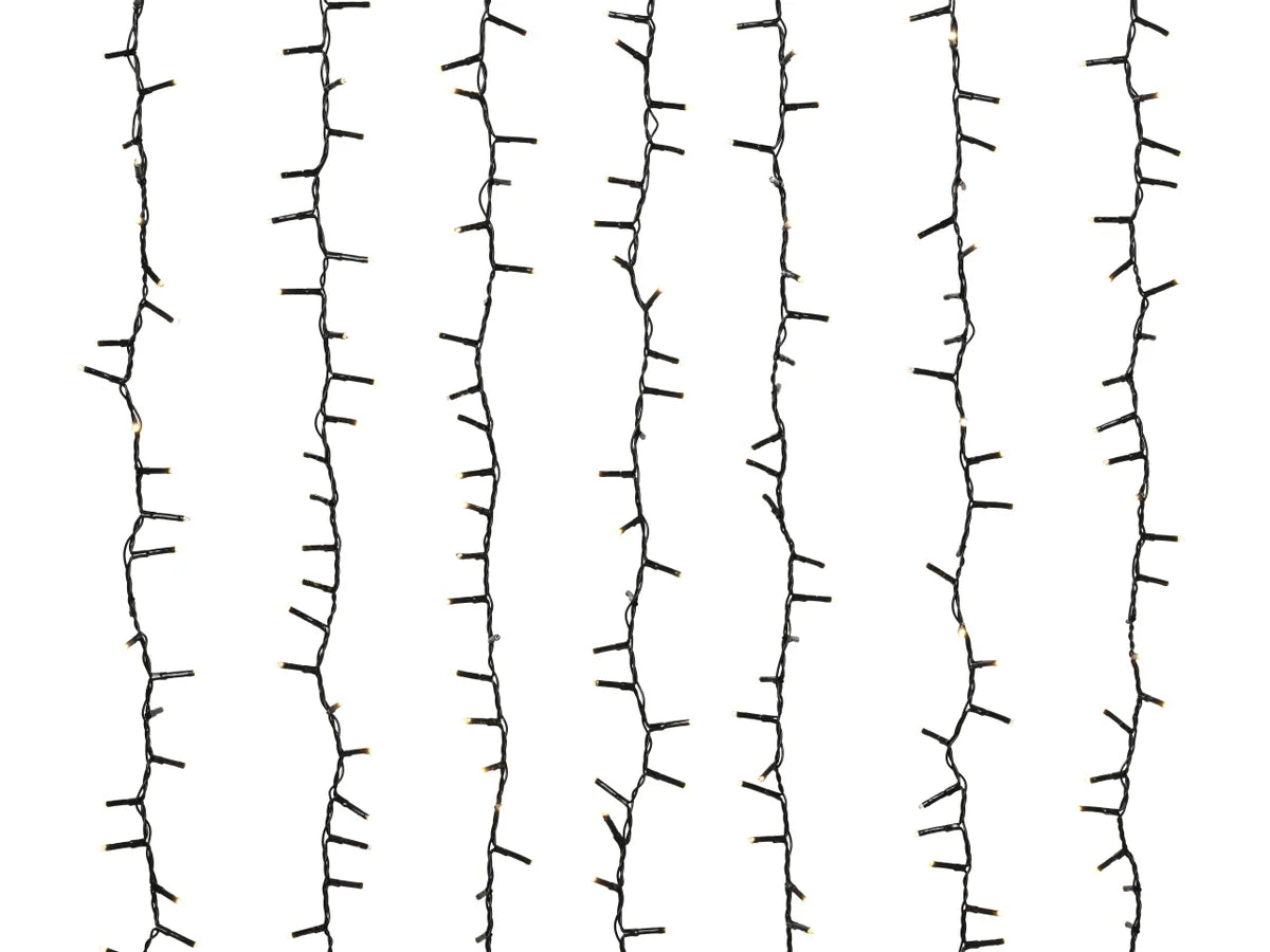 Tenda Luminosa di Natale a LED 240x240cm con Effetto Scintillante (Sparkle Effect) Luce Warm White (Bianco Caldo) | Kaemingk