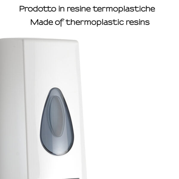 Distributore sapone Halibut 630ml bianco Gedy