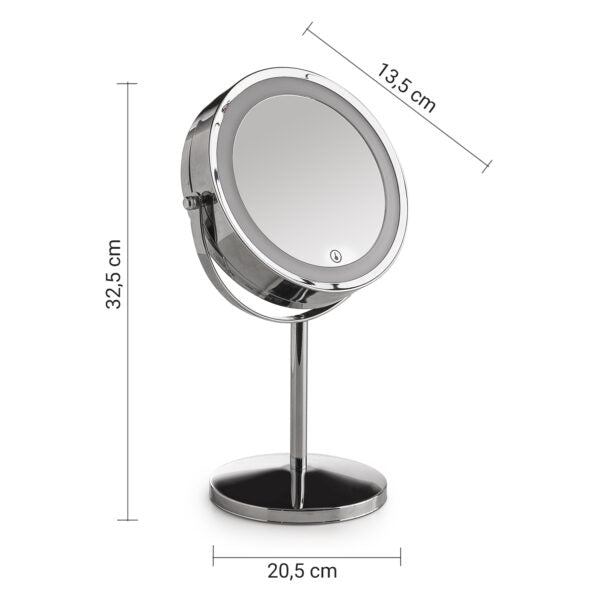 Specchio ingranditore con LED Gemma Gedy