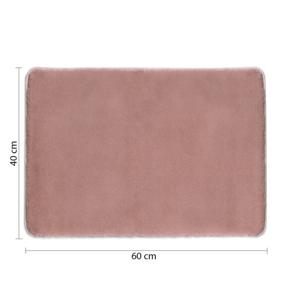 Tappeto da bagno Fuzzy 40x60 rosa Gedy