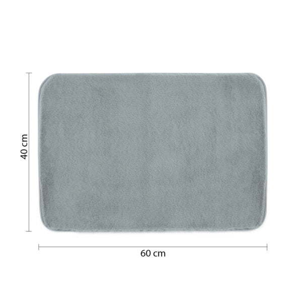 Tappeto da bagno Fuzzy 40x60 azzurro polvere Gedy