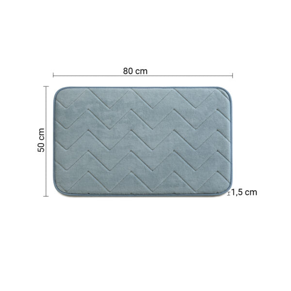 Tappeto da bagno Mousse 50x80 azzurro Gedy