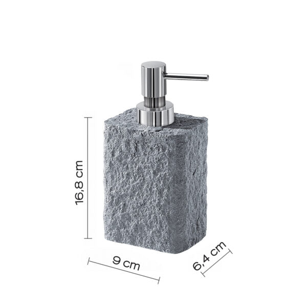 Dosatore di sapone grigio Aries Gedy