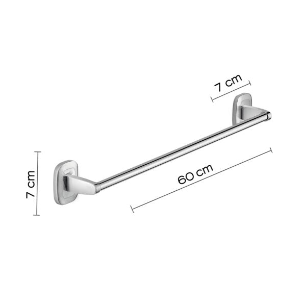 Porta salviette cromo 60 cm Everest Gedy