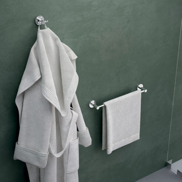 Porta salviette cromato 35 cm Felce Plus Gedy