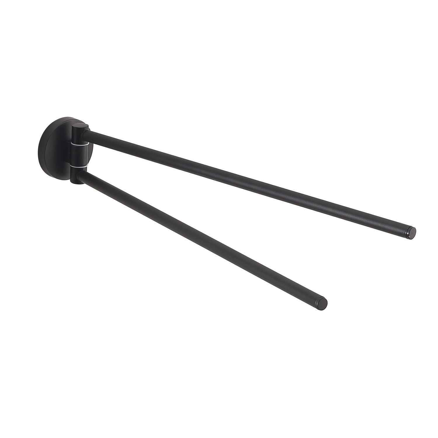 Portasalviette snodato nero Felce Plus Gedy