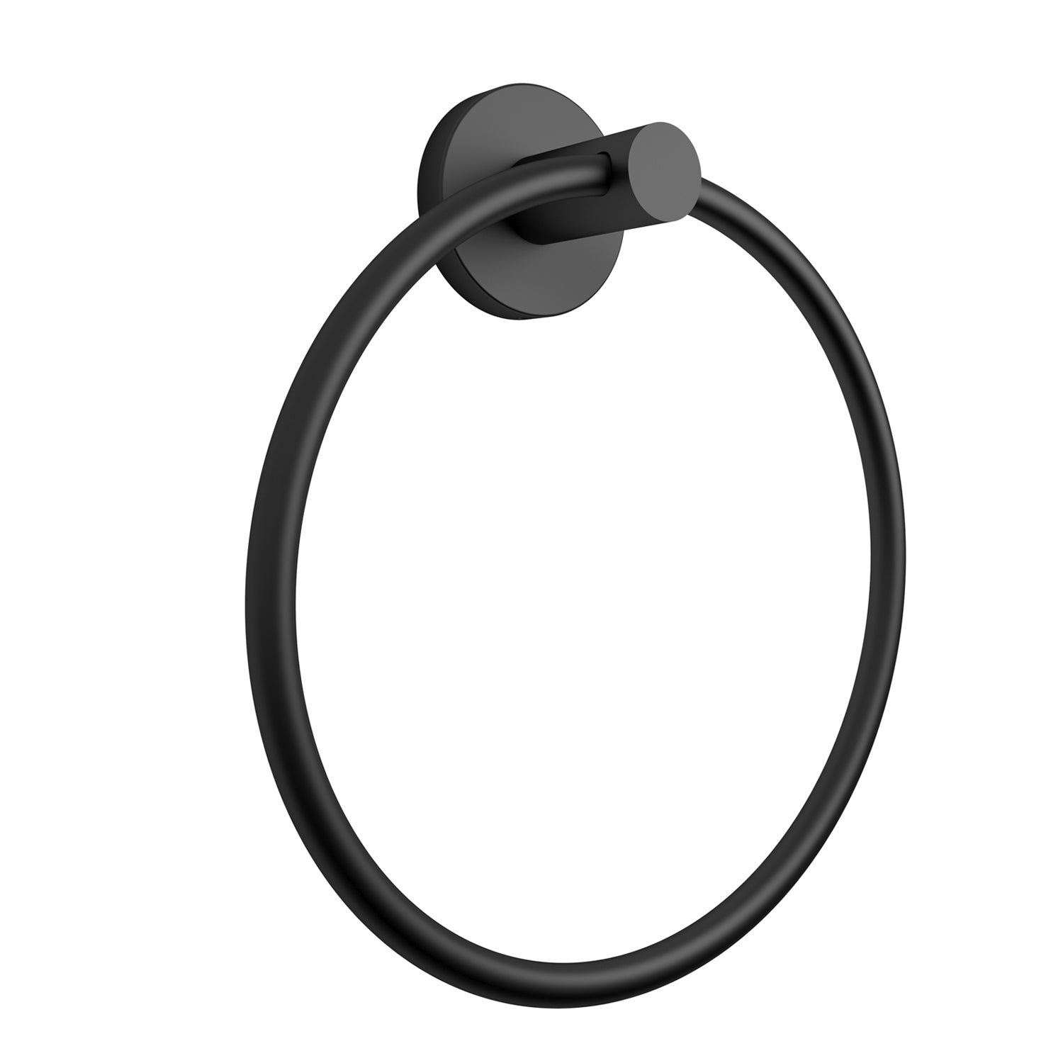 Portasalviette ad anello nero Felce Plus Gedy