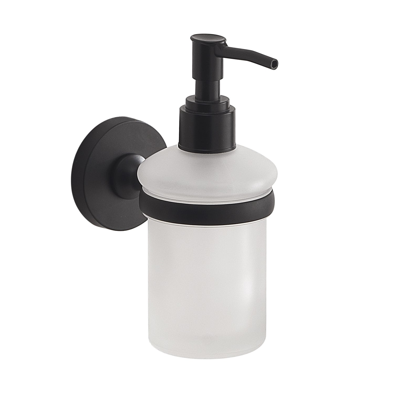Porta sapone nero Felce Plus Gedy