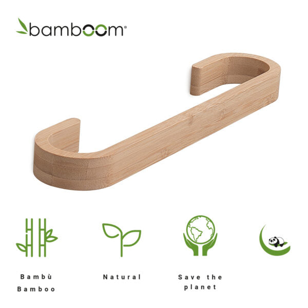 Portasalviette da bagno 30 cm naturale Himalaya Gedy