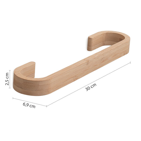 Portasalviette da bagno 30 cm naturale Himalaya Gedy