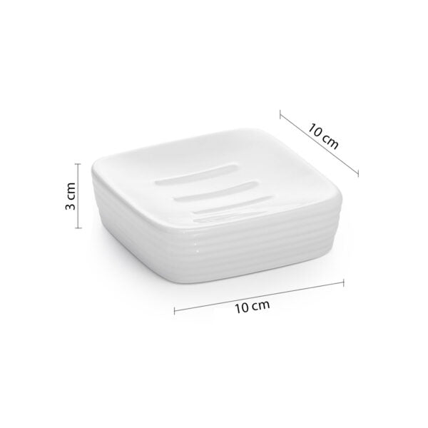 Porta sapone bianco Kelly Gedy