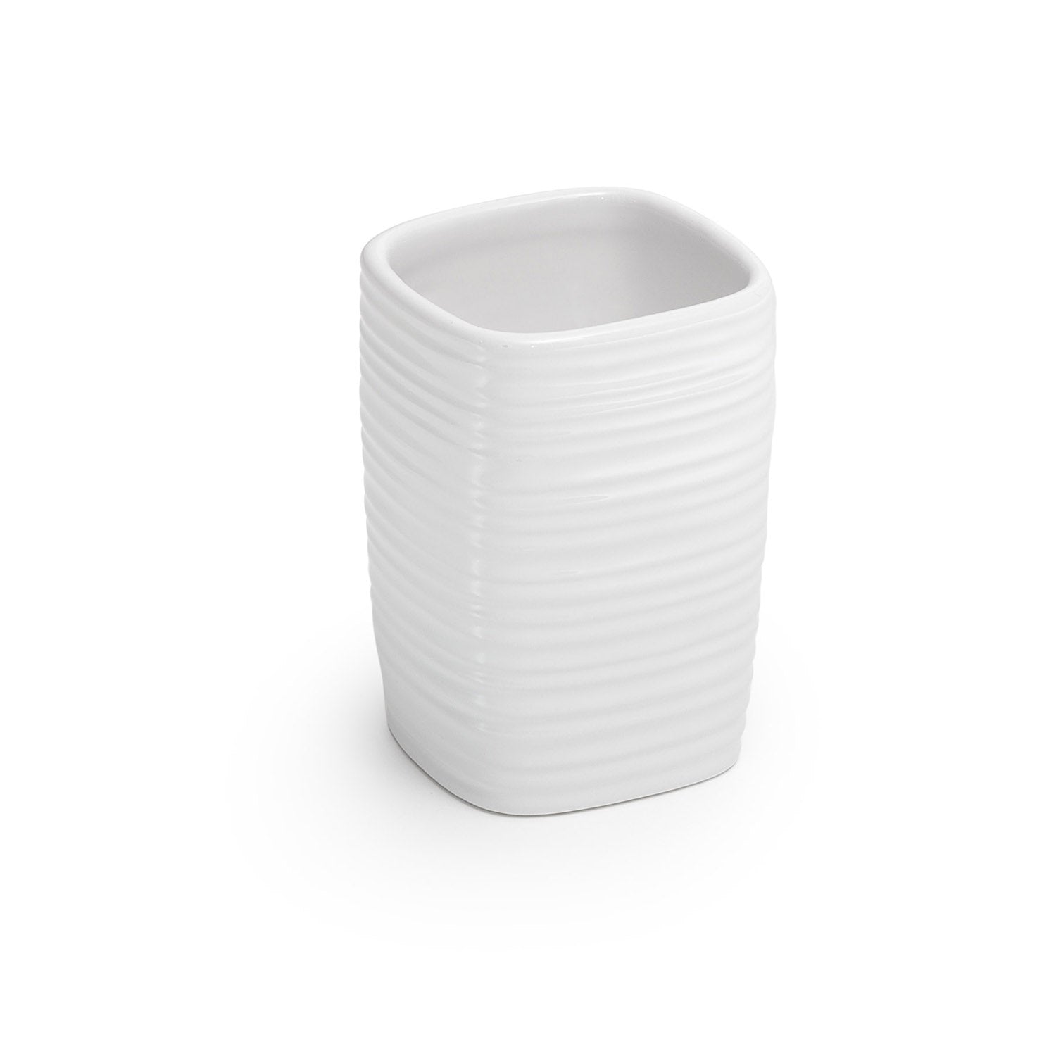 Porta spazzolini bianco Kelly Gedy