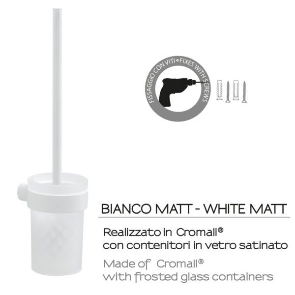 Portasalviette snodato bianco Pirenei Gedy