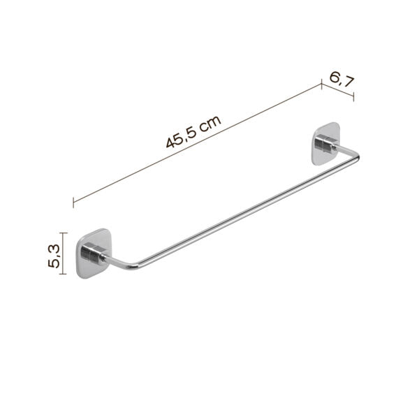 Porta salviette cromo 45 cm Teide Gedy