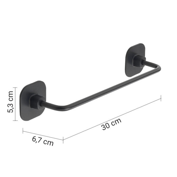 Portasalviette 30cm nero Teide Gedy