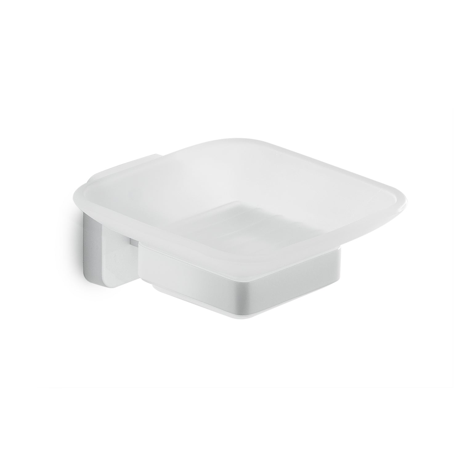 Porta sapone da bagno bianco Tonga Gedy