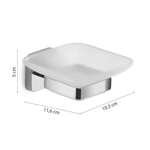 Porta sapone cromato Tonga Gedy