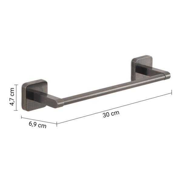 Portasalviette 30cm Gun Metal Tonga Gedy