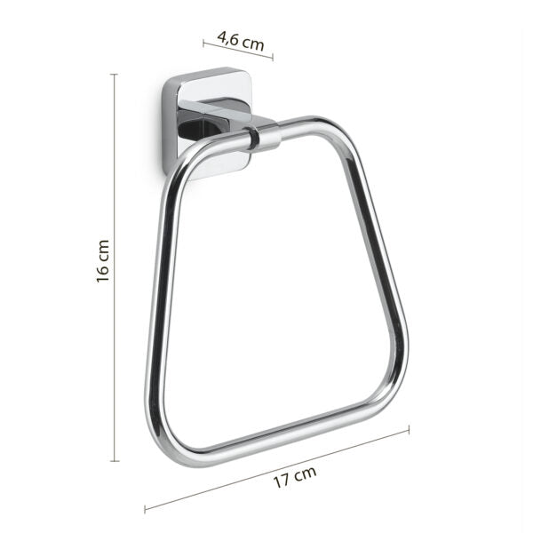 Porta salviette ad anello cromato Tonga Gedy