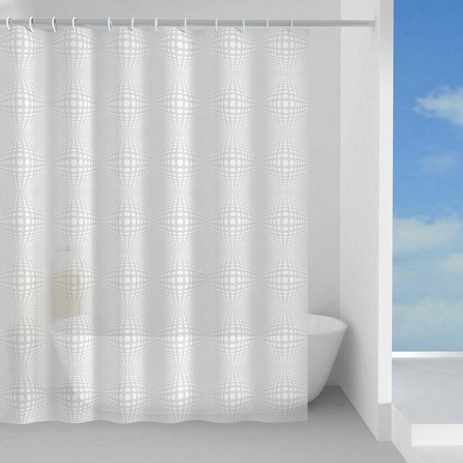 Tenda doccia in PEVA Lens 120x200 Gedy