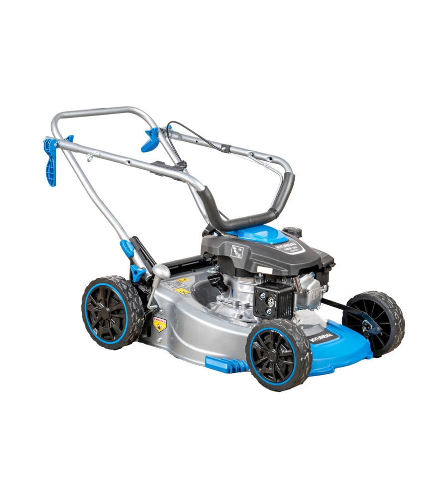 Rasaerba a spinta Hyundai, motore a benzina 4 tempi 150cc, taglio 43cm, con mulching