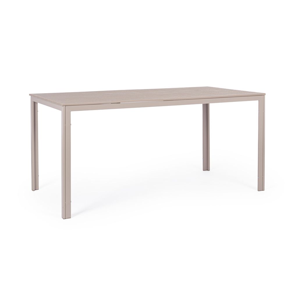 Tavolo da giardino rettangolare 156x78 cm SARITA Tortora
