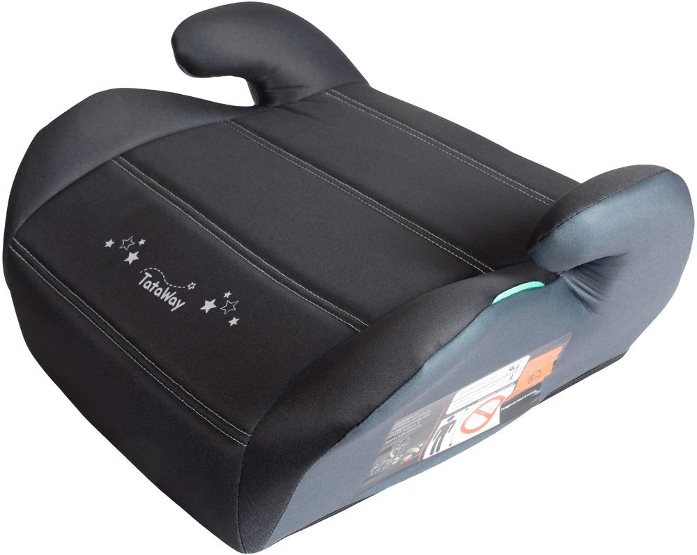 Alzatina Seggiolino Auto Tataway Sao Nero per Bambini da 125 a 150 cm, Rialzo Sedile Omologato | Tataway