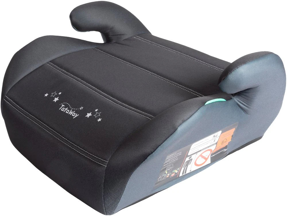 Alzatina Seggiolino Auto Tataway Sao Nero per Bambini da 125 a 150 cm, Rialzo Sedile Omologato | Tataway