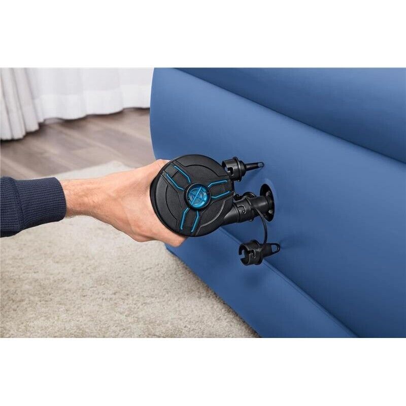 Pompa Elettrica Bestway Sidewinder 220-240V, Gonfiatore con 3 Adattatori per Materassini e Canotti | Bestway