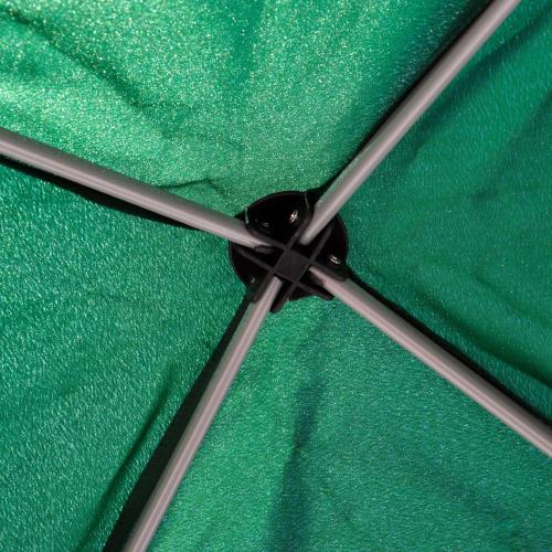 Gazebo pieghevole 3x3 metri verde con struttura in alluminio Verdelook