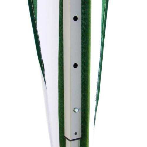Gazebo pieghevole 3x3 metri verde con struttura in alluminio Verdelook