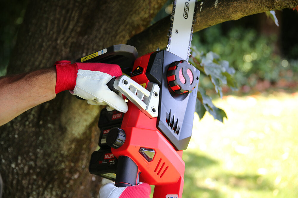 Kit Elettrosega a Batteria Valex M-ES36 ONEALL 36V (2x18V) con 2 Batterie 3.0Ah e Caricabatterie