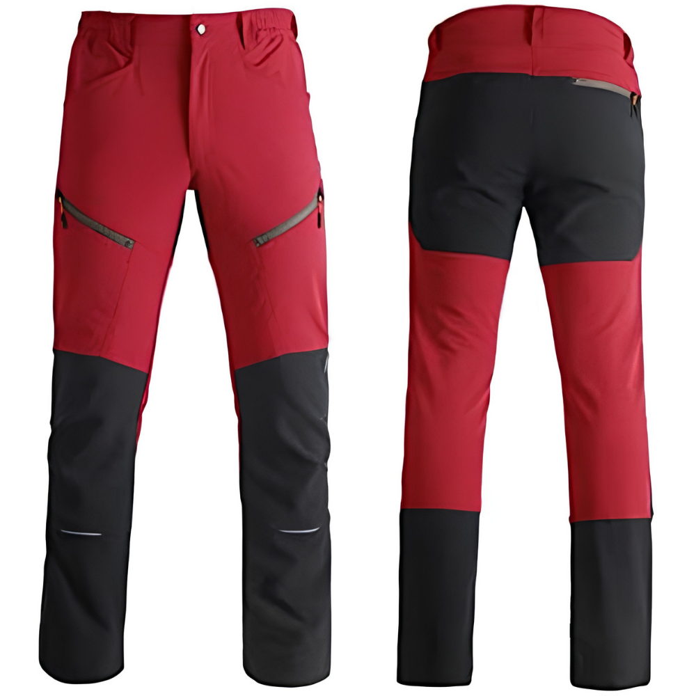 Pantaloni da lavoro tecnici Vertical rossi taglie assortite Kapriol