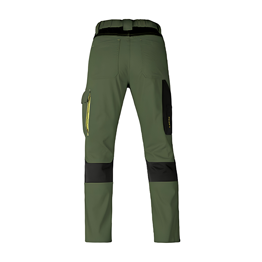 Pantaloni da lavoro Kavir verde nero slim fit taglie assortite Kapriol