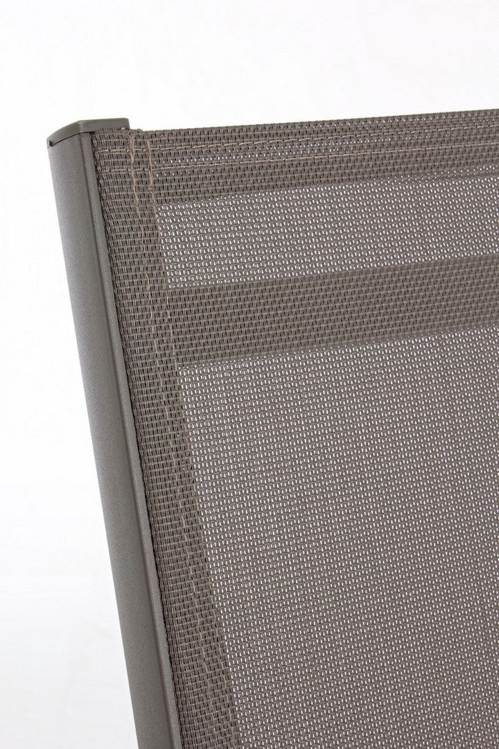 Sedia Pieghevole da Giardino White Label Elin Ciok, Struttura in Alluminio Leggera | 47x58x88 cm