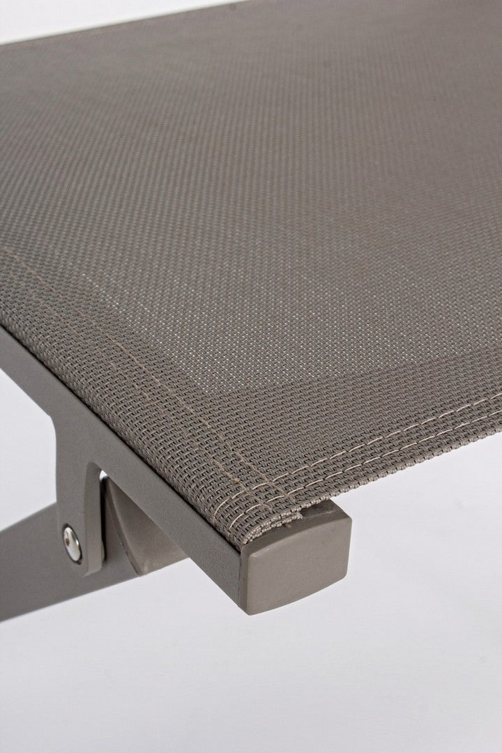 Sedia Pieghevole da Giardino White Label Elin Ciok, Struttura in Alluminio Leggera | 47x58x88 cm