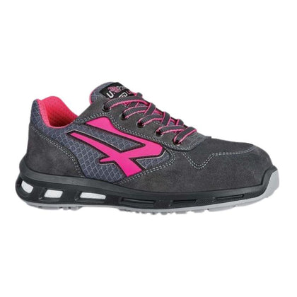 Scarpe antinfortunistiche da donna "Verok Lady" grigio/fucsia basse Upower