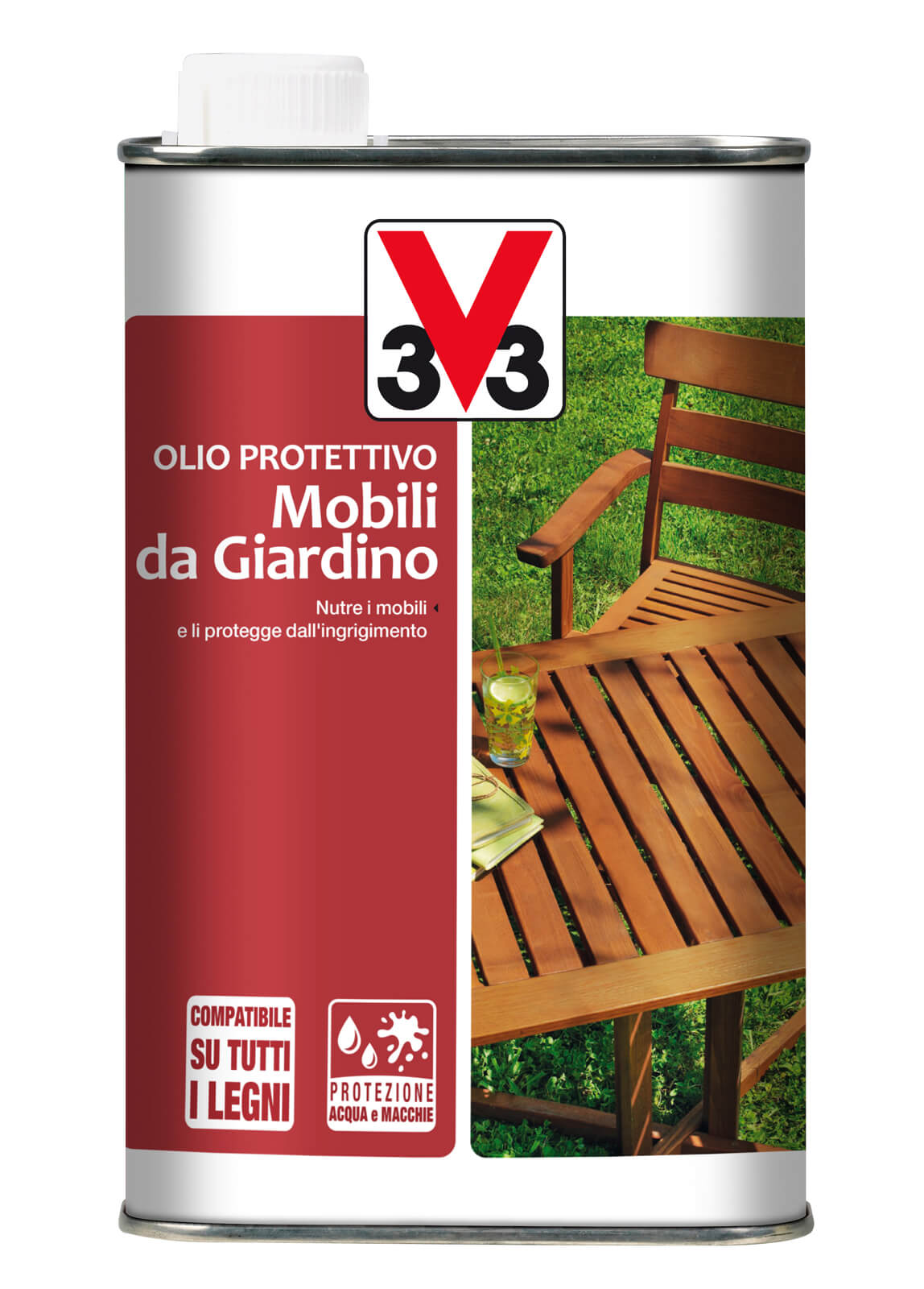 Easy Cream Olio Mobili Giardino 0,5 Lt. V33 | Protezione Legno Esterno