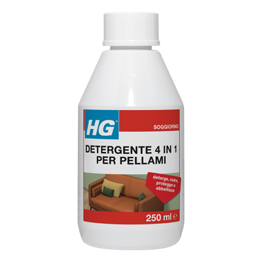 HG detergente 4 in 1 per pellami