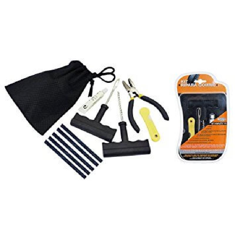 Kit Ripara Gomme Rhutten per Pneumatici Tubeless con 5 Strisce di Riparazione