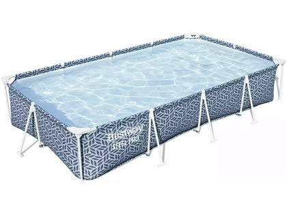 Piscina Fuori Terra Bestway Power Steel 366x201x66 cm con Pompa Filtro e Motivo Foglie Tropicali | Bestway