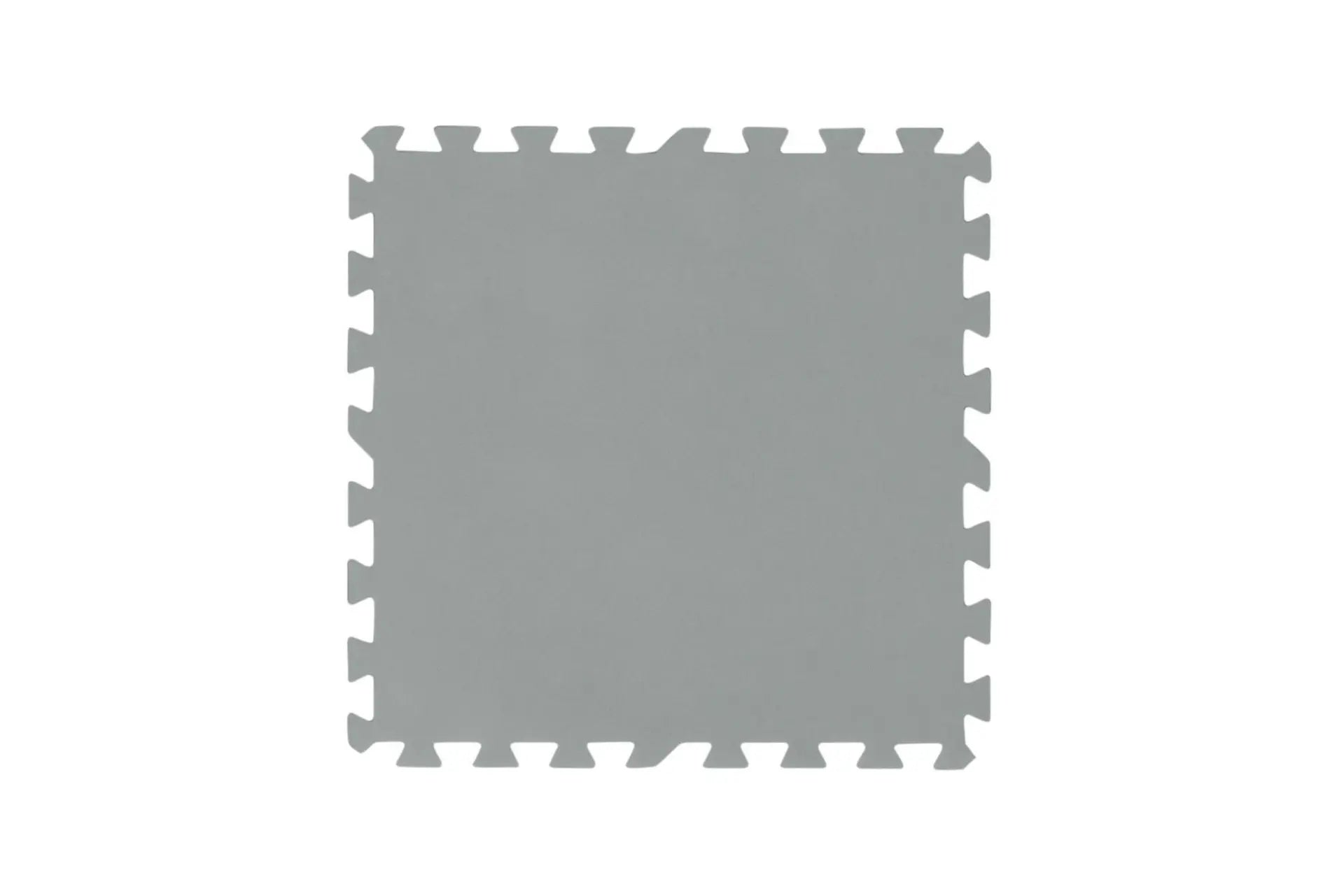 Set 9 Pezzi Tappeto Protettivo Grigio 50x50 cm Bestway, Base Morbida Componibile per Piscine e Spa | Bestway