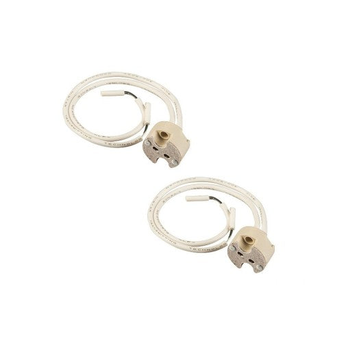 2 Portalampada Alogena 24V Polypool con 15cm Cavo