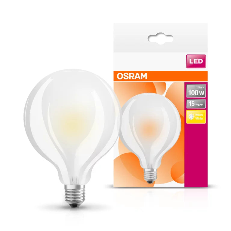 Lampada LED Filamento Globo E27 100W 2700K Osram