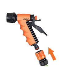 Pistola impugnatura ergonomica e getto regolabile Claber