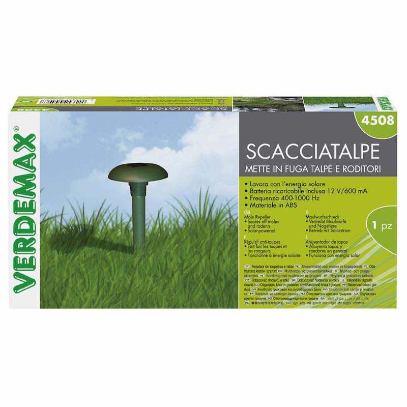Scaccia Talpe e Roditori a Energia Solare Verdemax